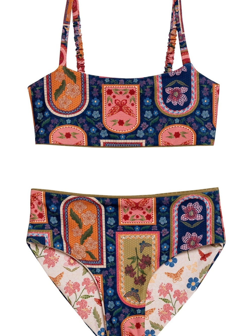 Agua Bendita Reversible Two-Piece Swimsuit